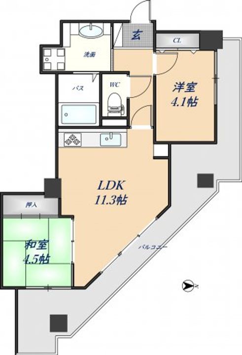 希来里の間取り