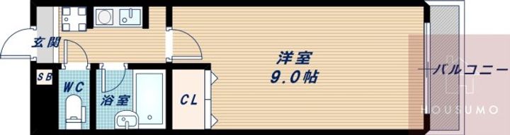 マンション野口II701の間取り