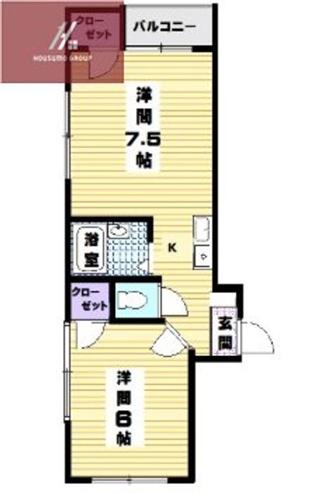 バーブルパーク301の間取り