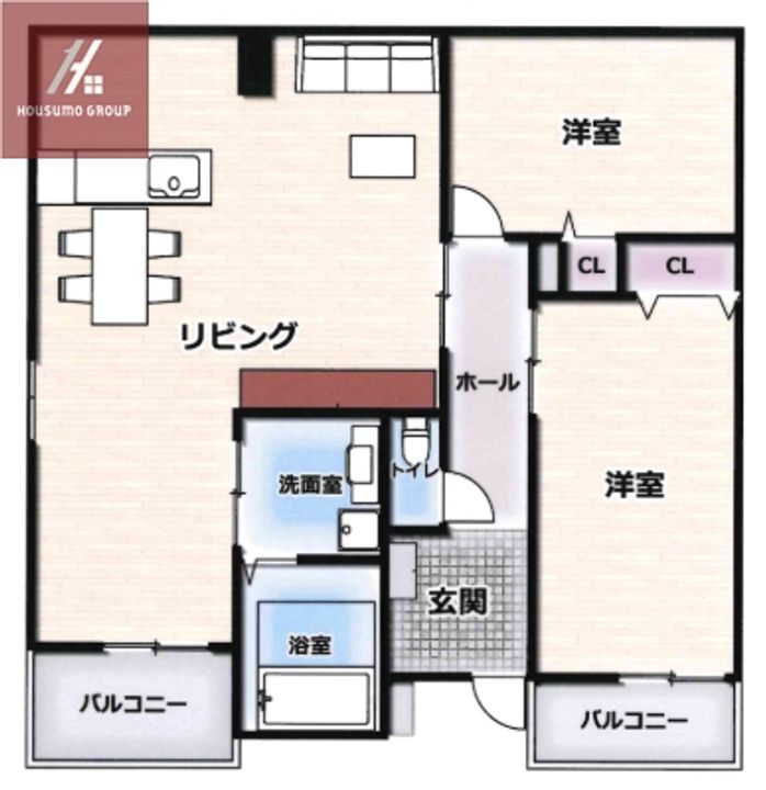エトワールヴィル-R小阪本町レジデンスB2の間取り