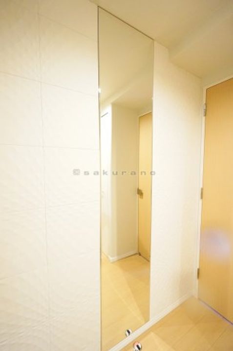 アルビオ・ガーデン手稲駅前の玄関