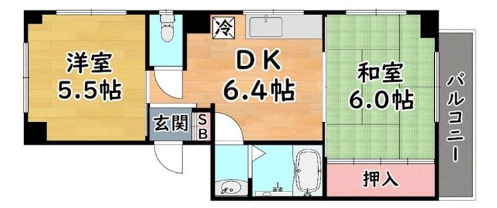 レイシットマンションの間取り