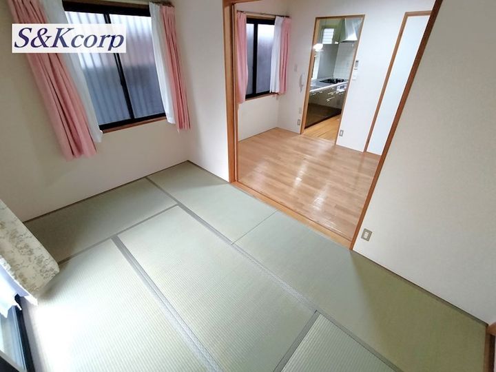 楠丘貸家の寝室