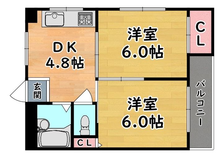 ブリード神戸壱番館の間取り