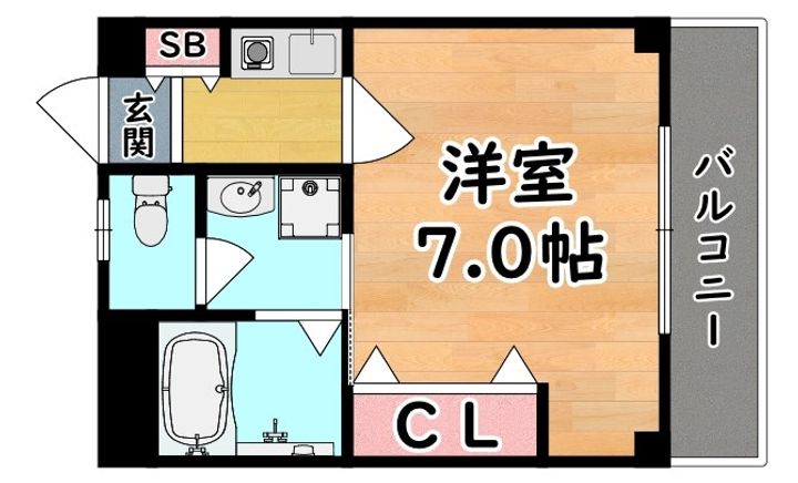 マイコート六甲IIの間取り