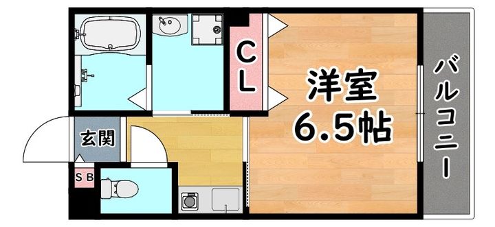 マイコート六甲Iの間取り