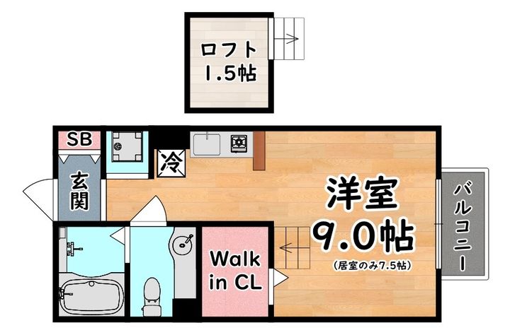 モナリエ六甲の間取り