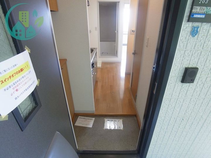 フラッツ六甲の玄関