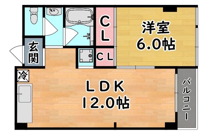 メープル御影中町の間取り