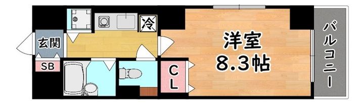 アビターレ六甲の間取り