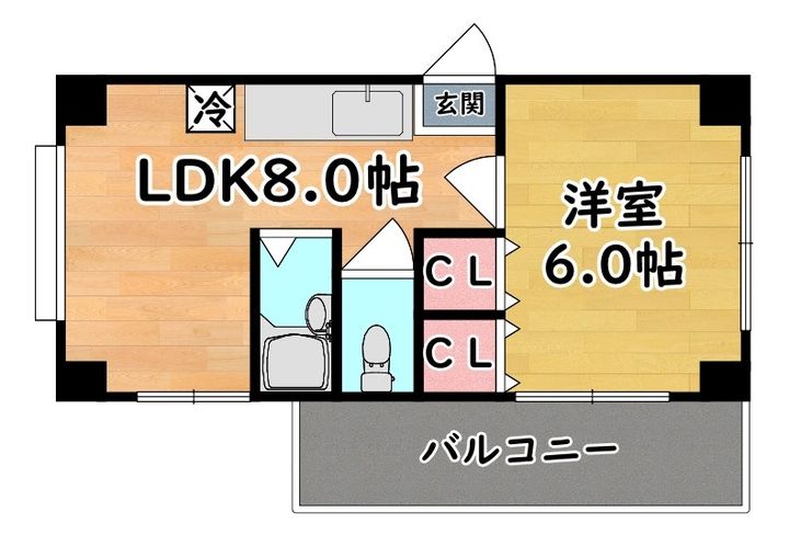 フォーライフ御影の間取り