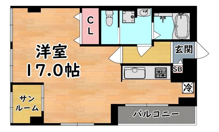 神ノ木植田マンションの間取り