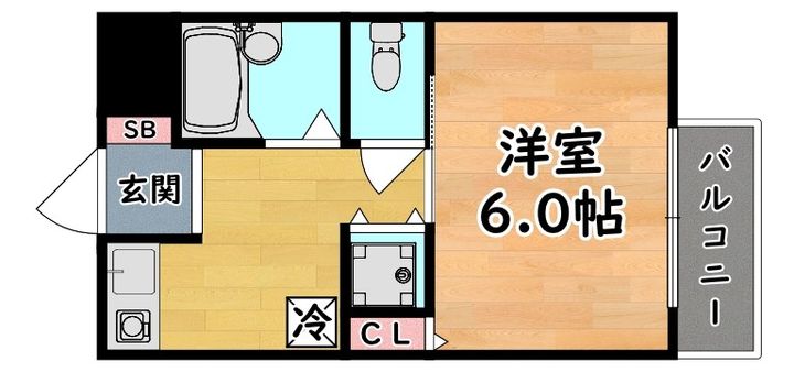 エステムコート東灘の間取り
