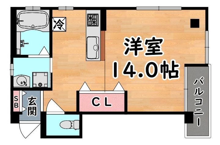 コーポ畑原の間取り
