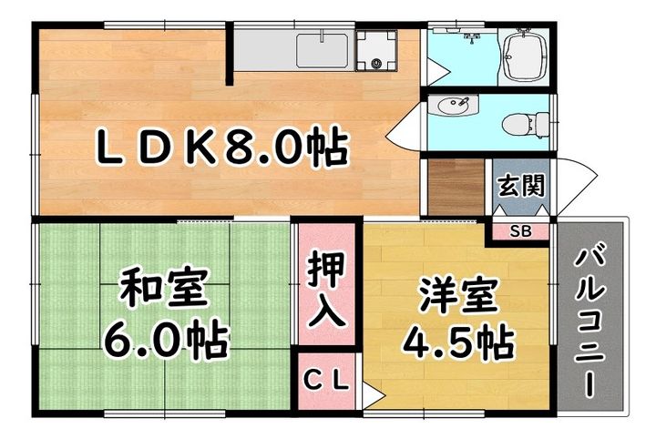 アボアドール薬師の間取り