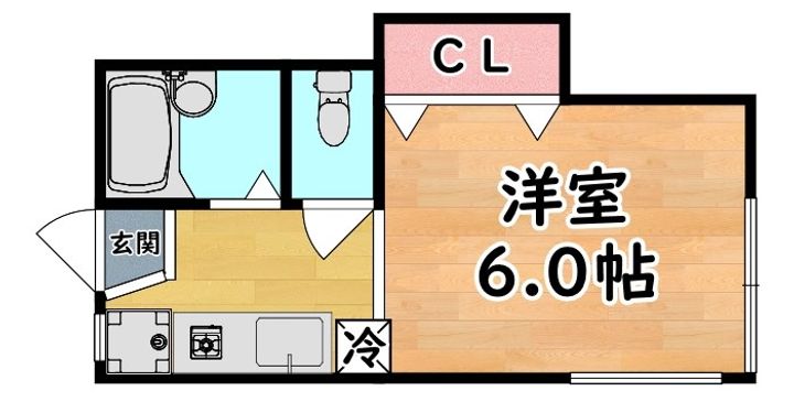 モナハイツ大石の間取り