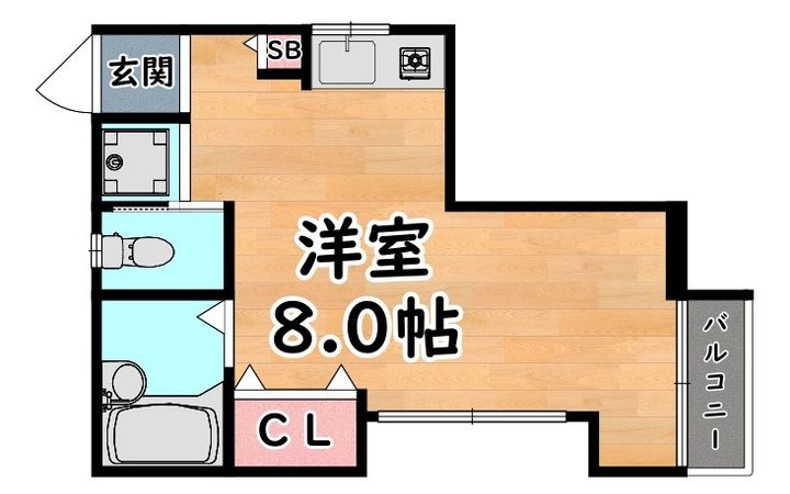 高羽ロッジの間取り