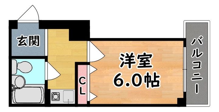 フルール新在家の間取り