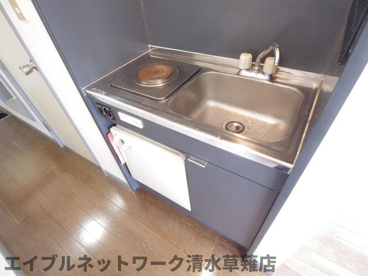 静岡県静岡市清水区七ツ新屋1丁目(アパート)の賃貸物件2-Dのキッチン