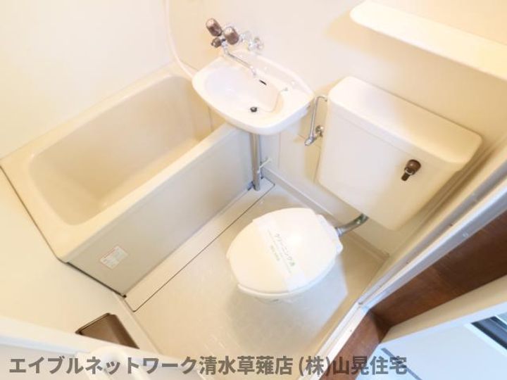 静岡県静岡市清水区草薙杉道3丁目(アパート)の賃貸物件1Bの風呂