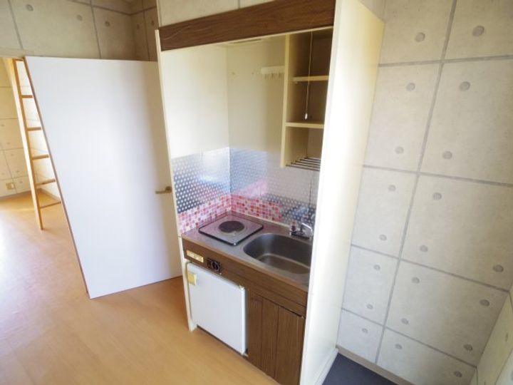 奈良県橿原市中曽司町(マンション)の賃貸物件のキッチン