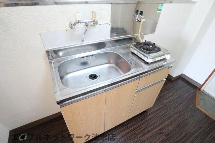 静岡県静岡市清水区追分3丁目(マンション)の賃貸物件のキッチン