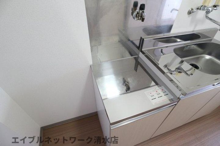 静岡県静岡市清水区追分3丁目(マンション)の賃貸物件のキッチン