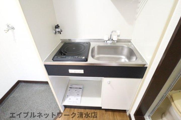 静岡県静岡市清水区浜田町(アパート)の賃貸物件のキッチン