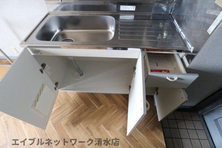 静岡県静岡市清水区三保(マンション)の賃貸物件のキッチン