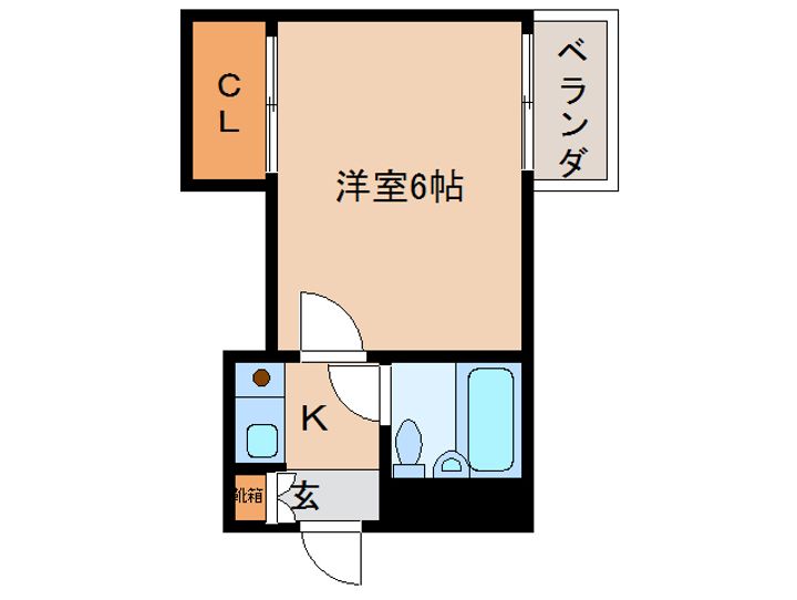 奈良県奈良市東木辻町(マンション)の賃貸物件の間取り