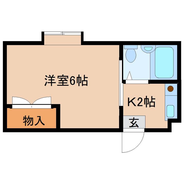 奈良県奈良市鶴舞西町(マンション)の賃貸物件の間取り