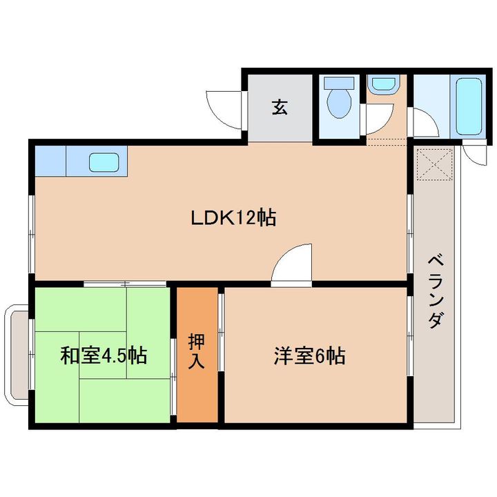 FSマンション栄町の間取り