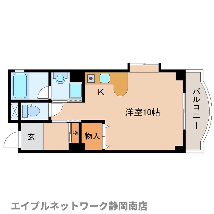 静清第3ハイツ601の間取り