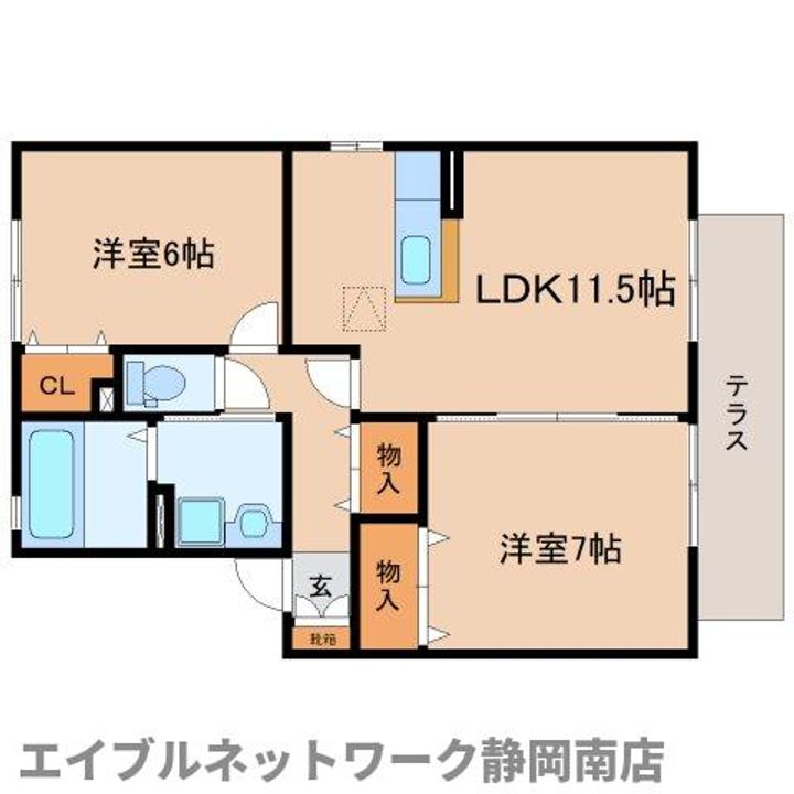 Heights Dの間取り