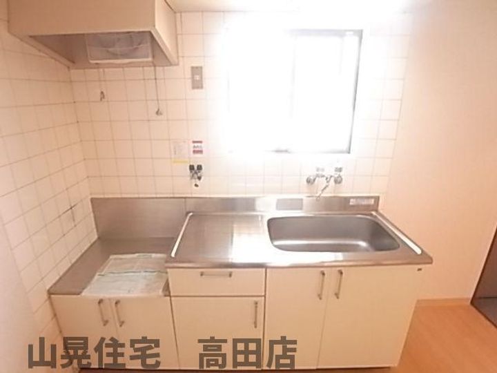 奈良県大和高田市大字築山(アパート)の賃貸物件のキッチン