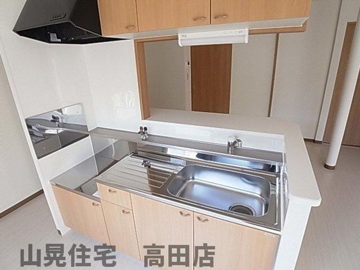 奈良県北葛城郡広陵町みささぎ台(アパート)の賃貸物件のキッチン