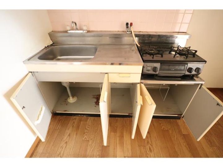 奈良県葛城市尺土(マンション)の賃貸物件のキッチン