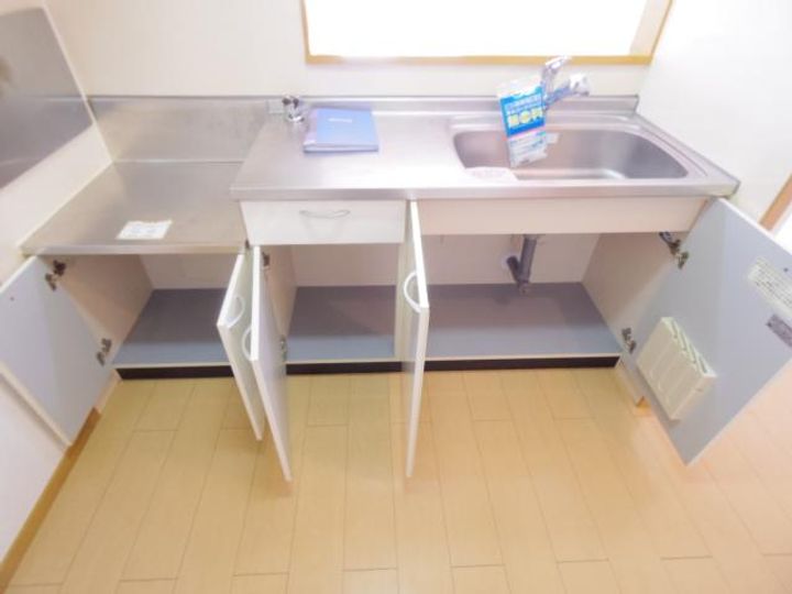 奈良県大和高田市中今里町(アパート)の賃貸物件のキッチン