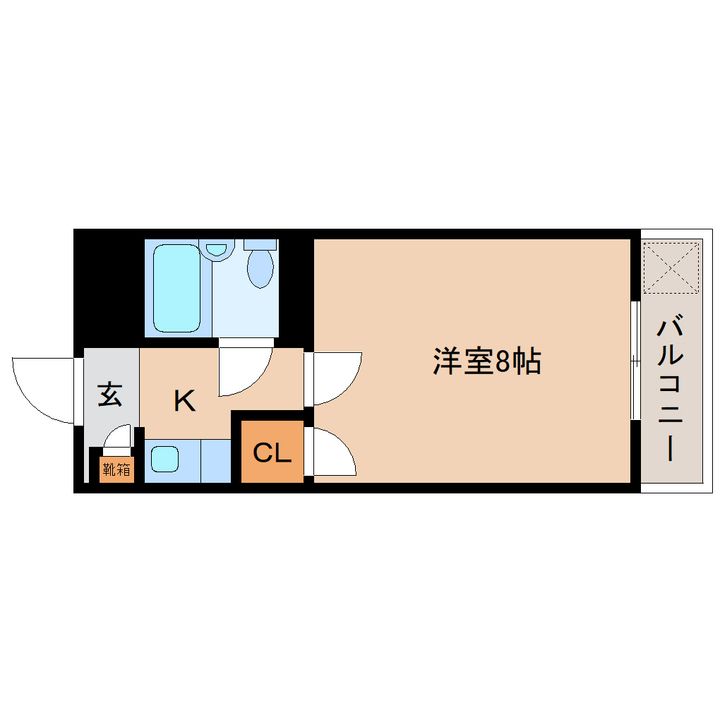 奈良県生駒郡三郷町信貴ケ丘3丁目(マンション)の賃貸物件の間取り