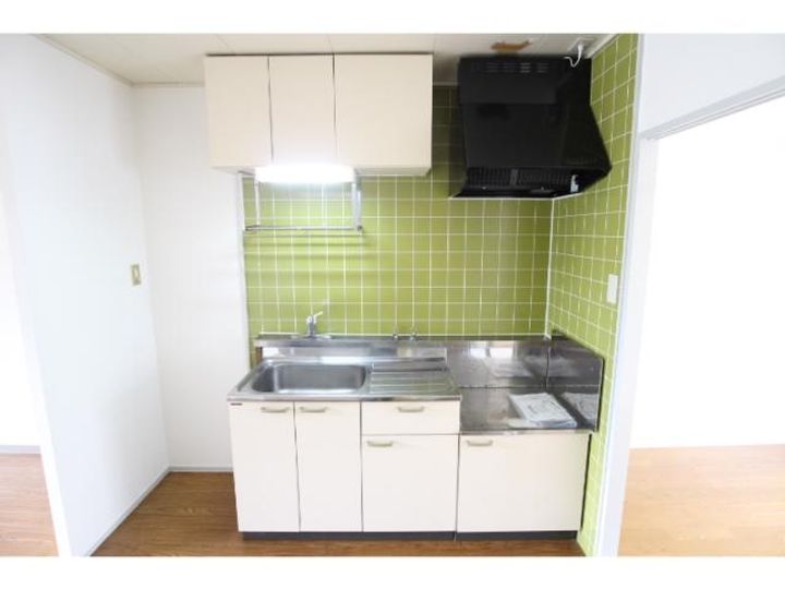 奈良県北葛城郡王寺町舟戸2丁目(アパート)の賃貸物件のキッチン