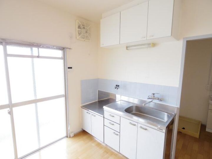 奈良県北葛城郡王寺町王寺1丁目(マンション)の賃貸物件のキッチン