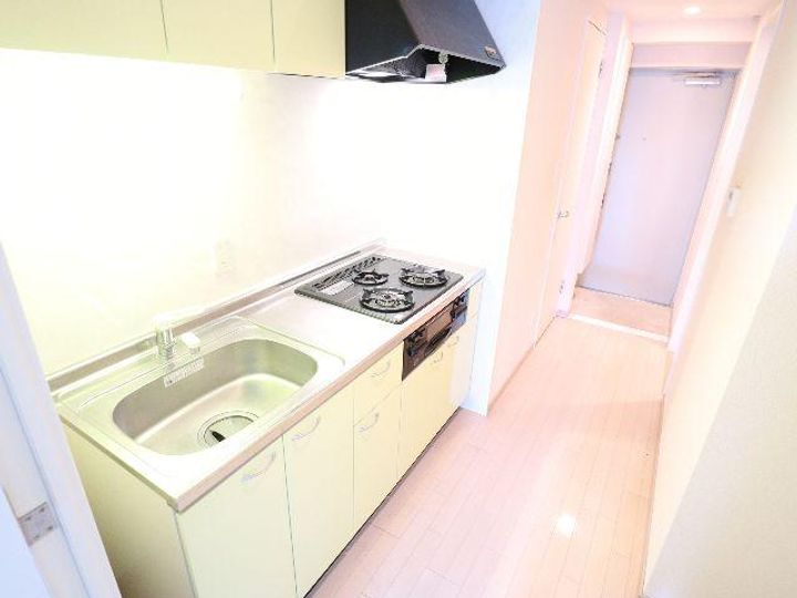 奈良県奈良市西大寺南町(マンション)の賃貸物件のキッチン