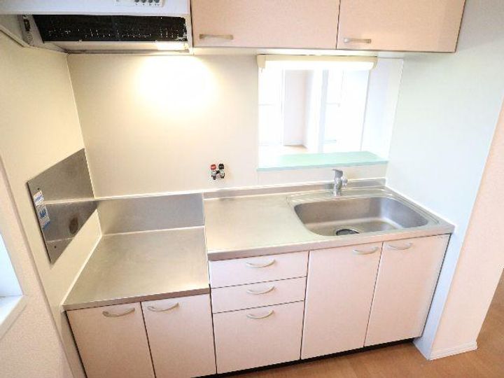奈良県奈良市押熊町(アパート)の賃貸物件のキッチン