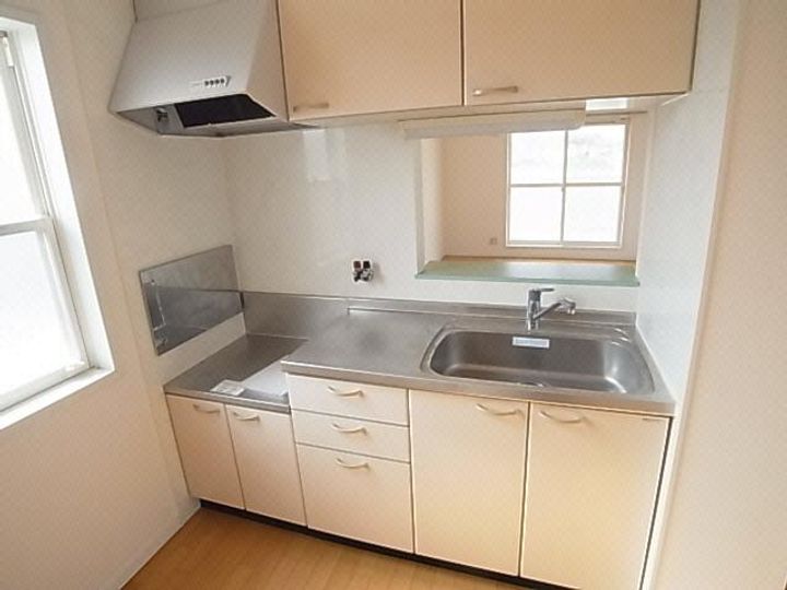 奈良県奈良市押熊町(アパート)の賃貸物件のキッチン