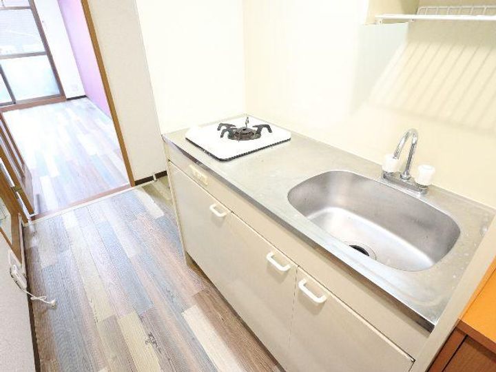 奈良県奈良市若葉台3丁目(マンション)の賃貸物件のキッチン