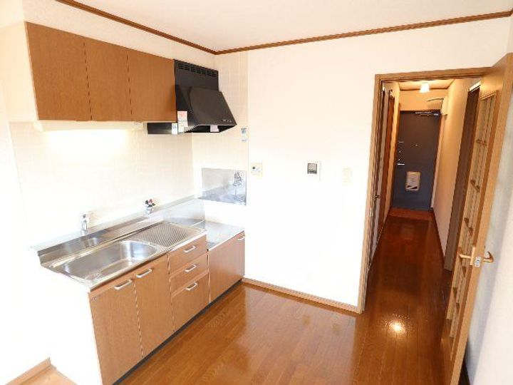 京都府木津川市兜台3丁目(アパート)の賃貸物件のキッチン
