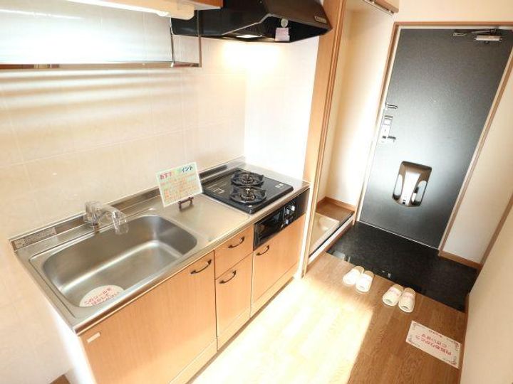 奈良県奈良市五条2丁目(マンション)の賃貸物件のキッチン