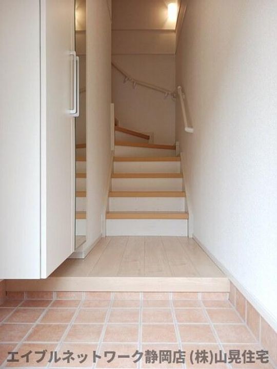 静岡県静岡市葵区建穂2丁目(アパート)の賃貸物件の玄関