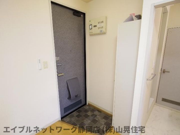 静岡県静岡市葵区平和1丁目(アパート)の賃貸物件の玄関