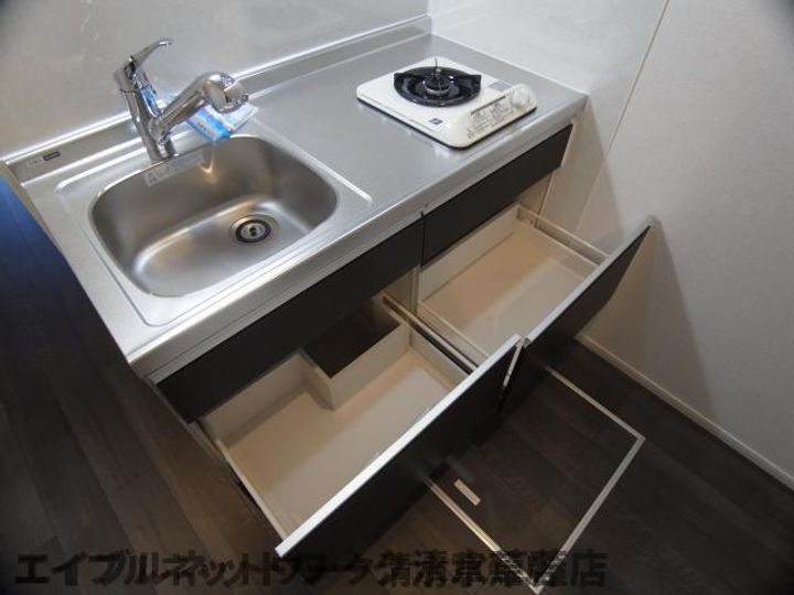 静岡県静岡市清水区草薙(アパート)の賃貸物件のキッチン